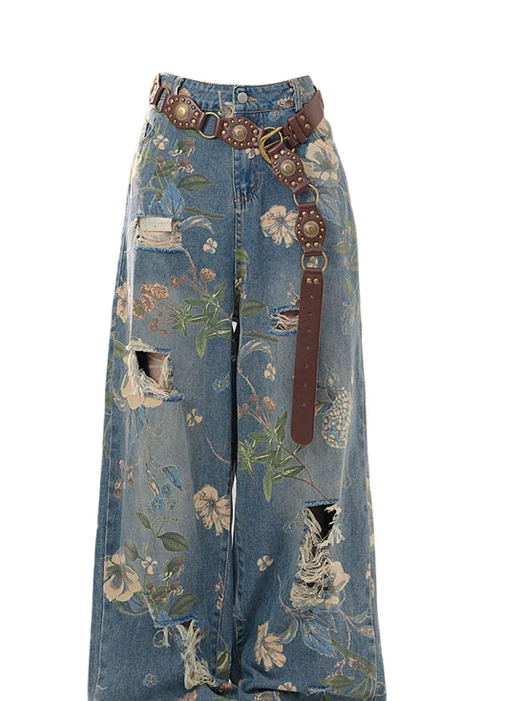 Baggy Harajuku 90S Aesthetic Denim 