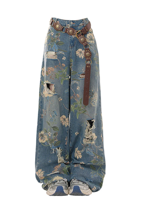 Baggy Harajuku 90S Aesthetic Denim 