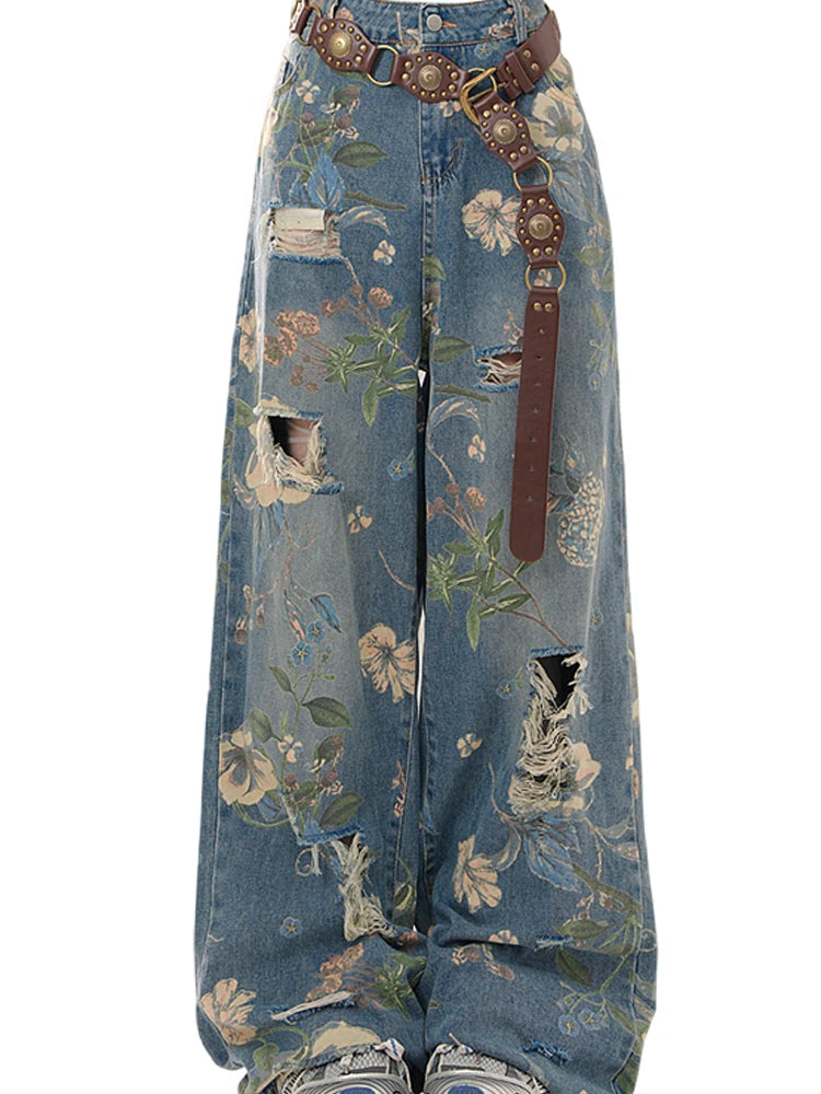 Baggy Harajuku 90S Aesthetic Denim 