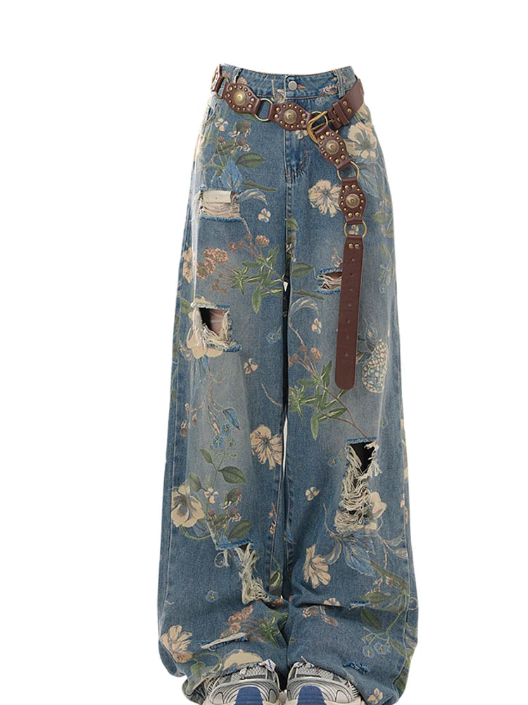 Baggy Harajuku 90S Aesthetic Denim 
